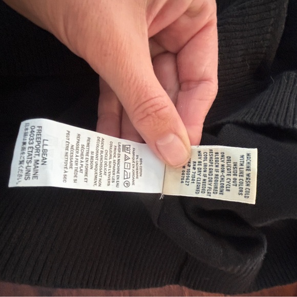 L.L. Bean Black Turtle Neck Sweater Women’s XL Classic Pullover - Picture 5 of 5